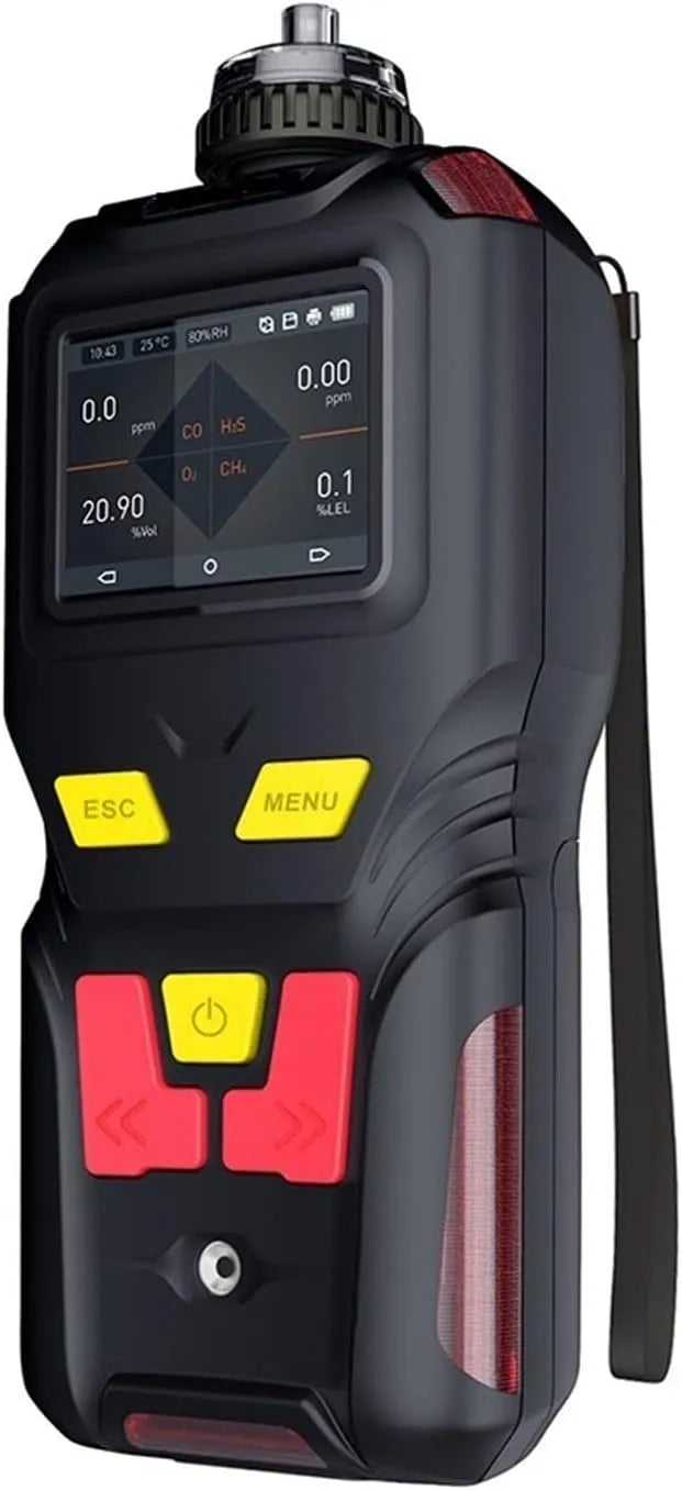 Luchtkwaliteitsmeter, CO2, Veiligheid voorop 0-5000ppm, met alarm, Gasdetector, Snelle detectie, CO2