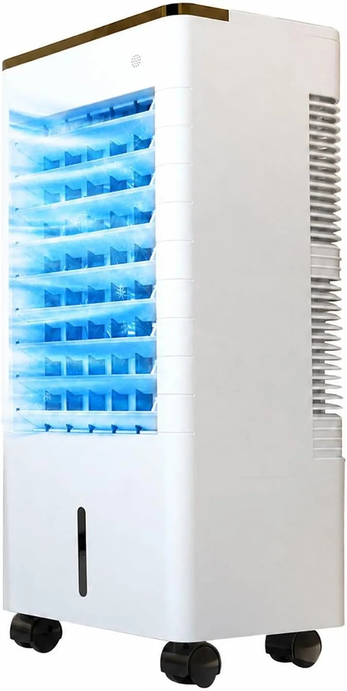 Luchtkoeler met 24 x 24 x 60cm, 10 L, 75 W, waterreservoir en oscillatiefunctie