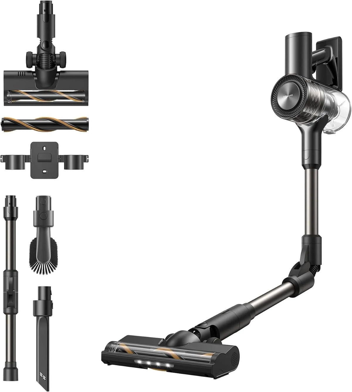 Dreame, model R10s, model Pa/75WA, DREAME R10s Lite-A Snoerloze Stofzuiger,25000 Pa/75WA, zuigkracht inklapbuis