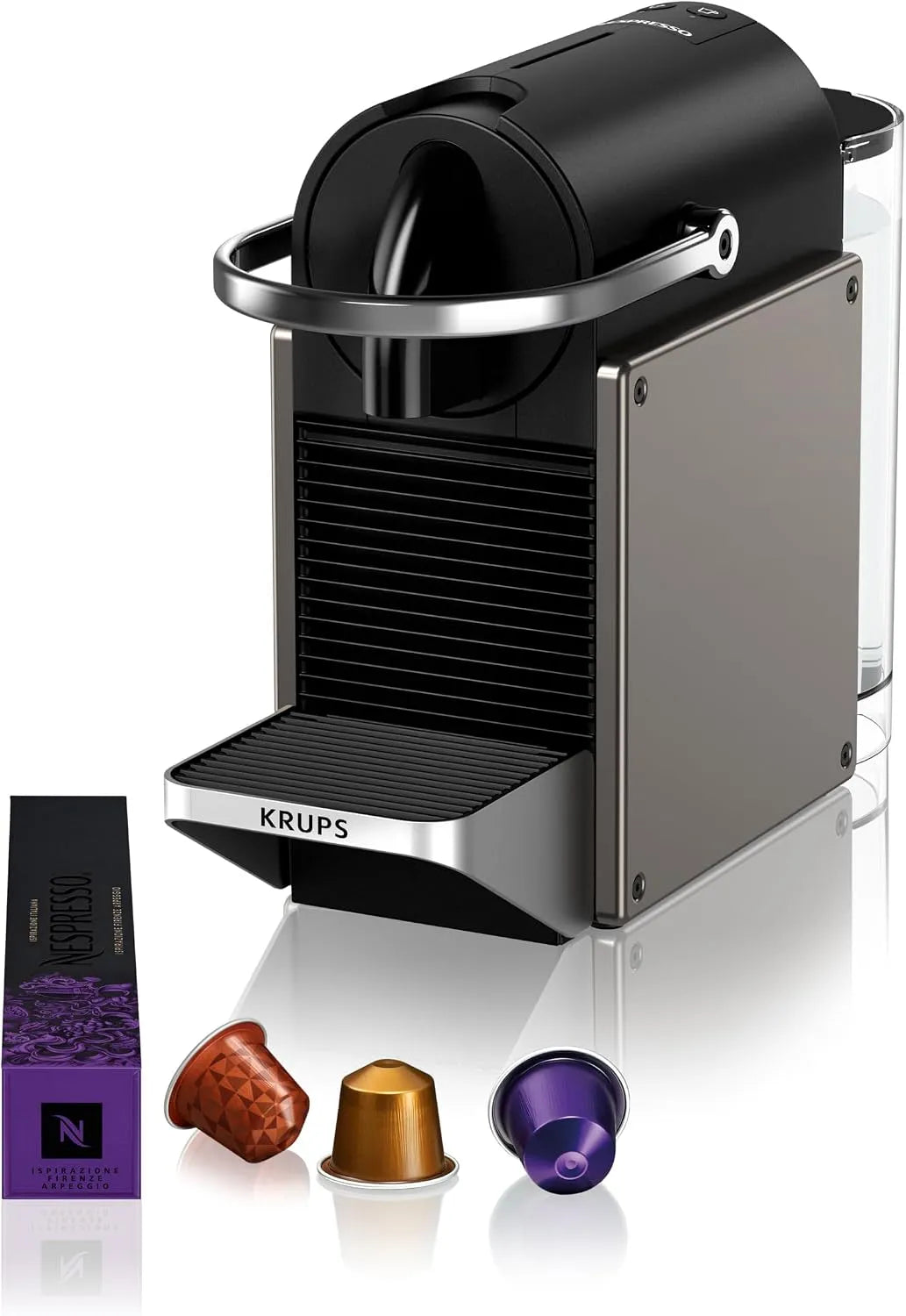 Espressomachine XN306TK met 1260 W, 2 minuten en aluminium, 0,7 liter