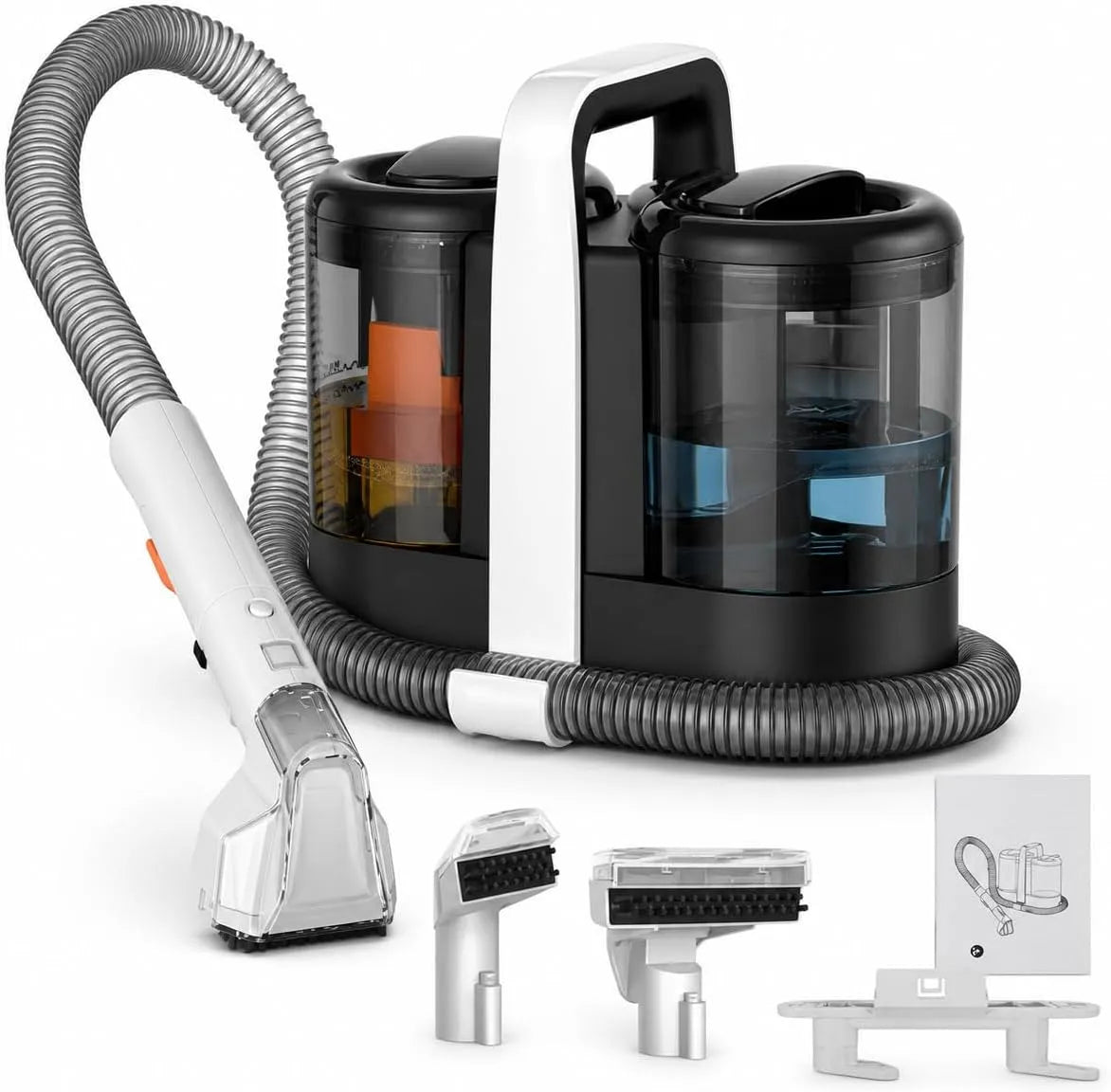 Bank met accessoires inbegrepen, mobiele uitvoering en compact ontwerp