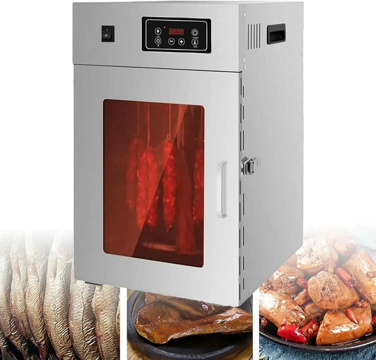 Droger, 30-90 °C, timer, commerciële voedseldroger,15KG/time