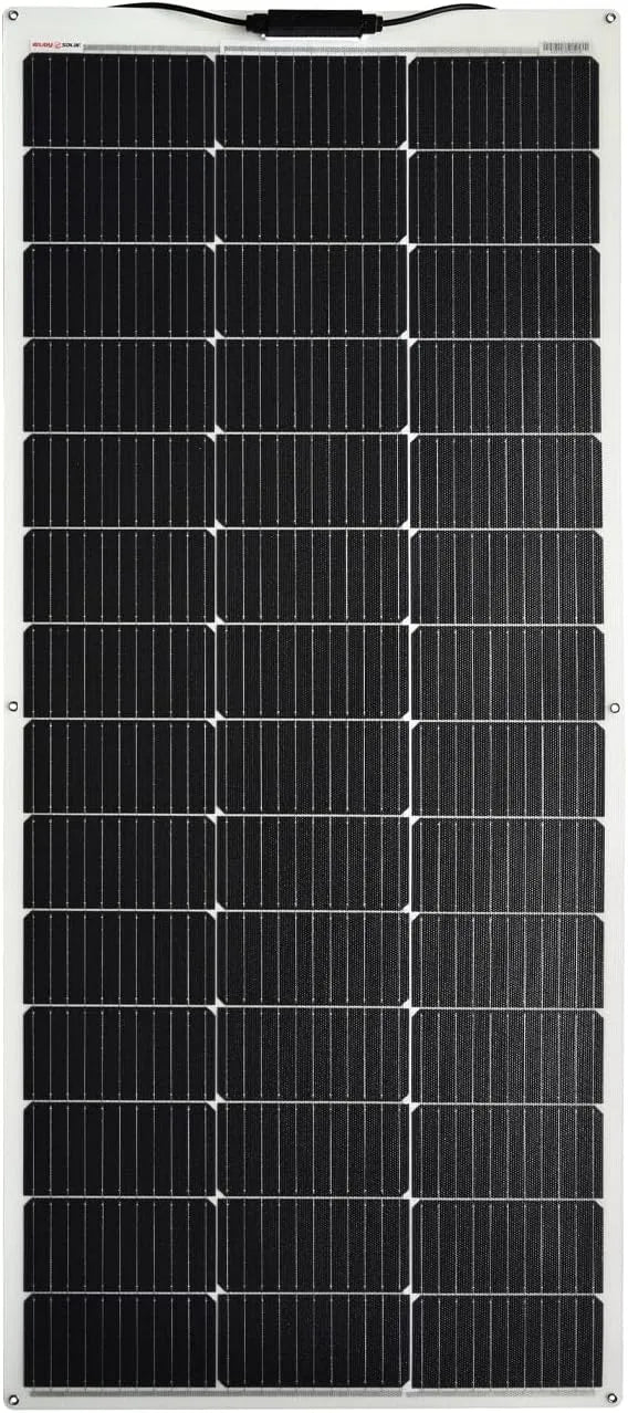 Zonnepaneel, 182 x 182mm, enjoy solar ETFE Semi-flexibel Monokristallijn Zonnepaneel 150 W 12V, 182 * 182mm PERC Zonnecellen met 10 Busbars