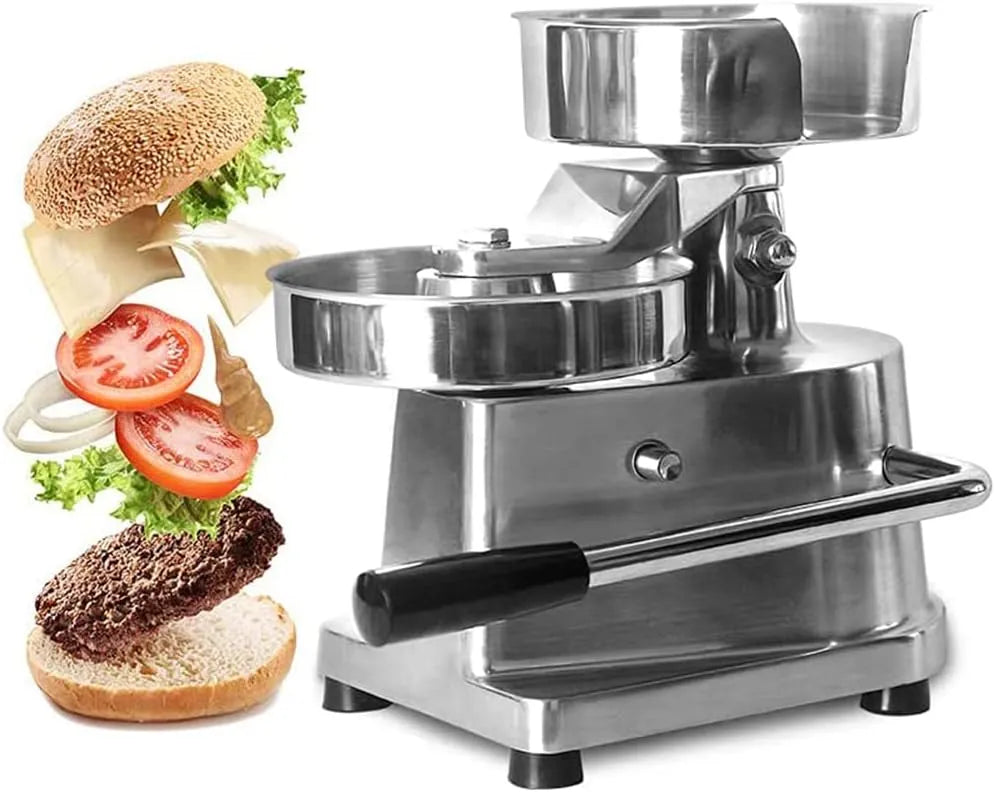 Pasteitjes vormen machine, 130mm handmatige hamburger vormen machine, ronde vleesvormen machine