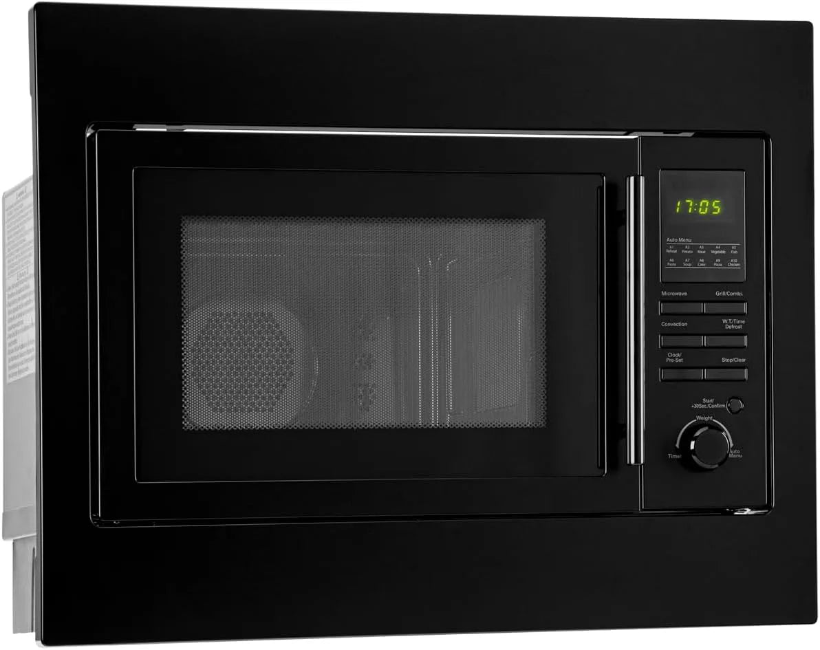 Magnetron, Bomann Inbouwmagnetron, 900 W Magnetron, 1100 W Grill, 2500 W Convectie, 25 liter Inbouwmagnetron, MWG 2216 H EB Zwart, Inclusief