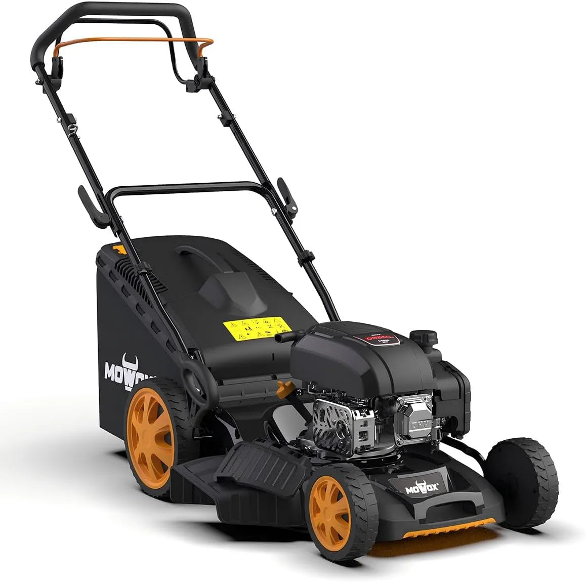 Grasmaaier, 149 cc, Mowox PM 4665 SHW grasmaaier, 3-in-1 functie, in hoogte verstelbaar, 60 l, snede 46 cm, benzine, Easy Start