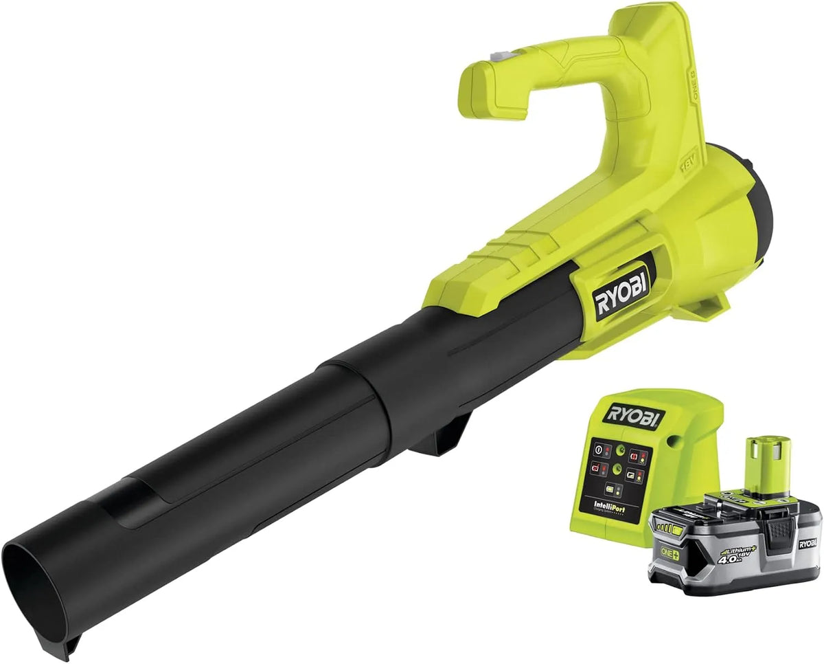 Bladblazer RY18BLA-140 met 18 V, 4,0 Ah en 1,5 A, max. snelheid blazer 145 km/u
