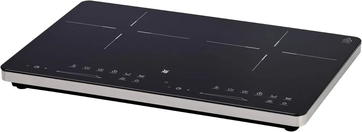 WMF KULT X Dubbele Inductiekookplaat met 9 uur, aanraakbediening en digitaal display