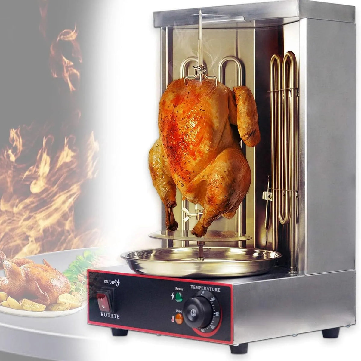 Barbecue, 50-300 °C, Kebab Barbecue Kebab Machine Grill, Elektrische grills