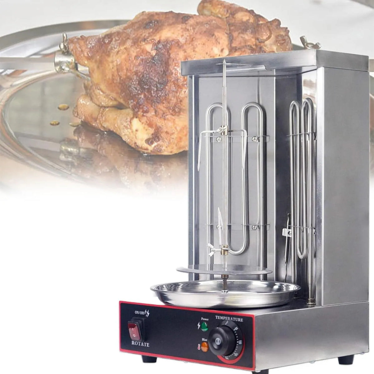 Gyro Grill Machine, voor Thuis Restaurant Keuken,110V, Draaiende Doner