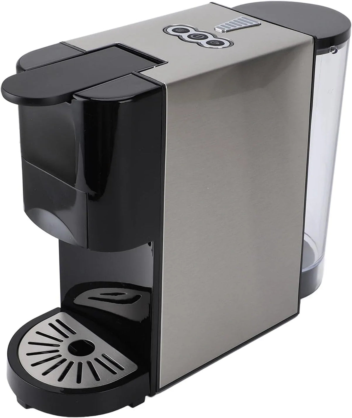 Espressomachine met 800 Ml, 312 x 110 x 244 mm, 9,61 inch, 1450 W, 19 bar en waterreservoir