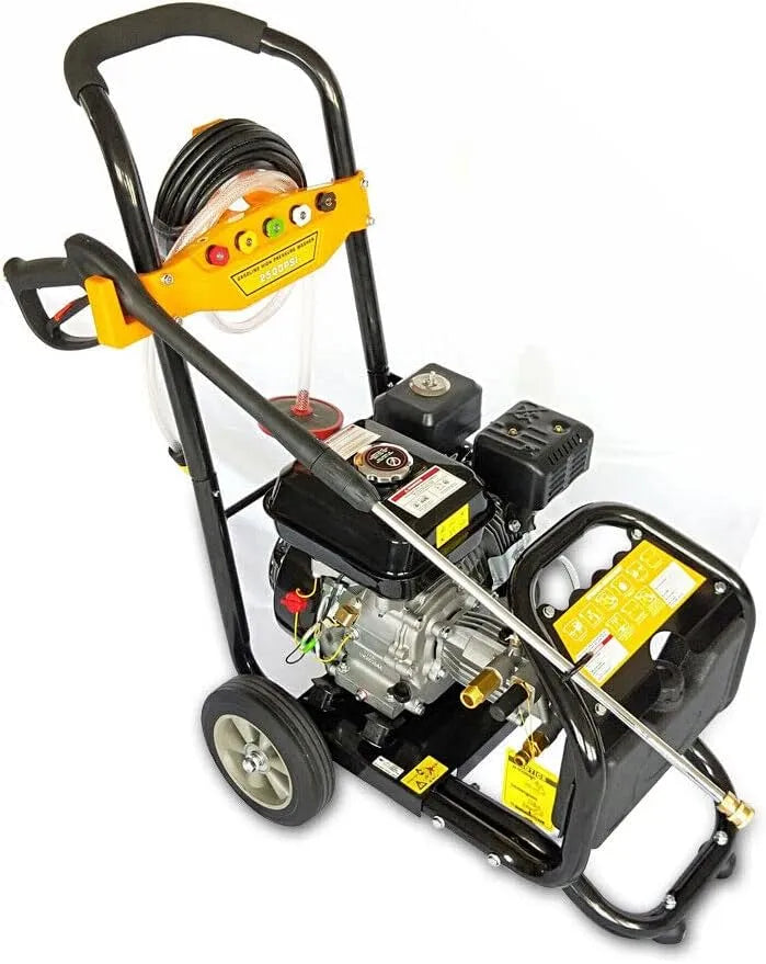 Hogedrukreiniger met 7,5 pk, 3600 rpm en benzineaandrijving, benzinemotor