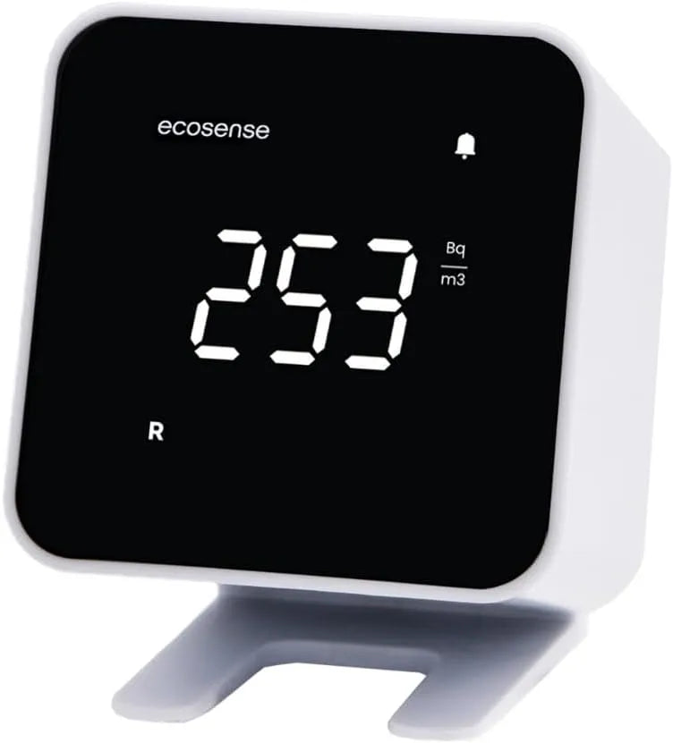 Radonmeter EB100 met 10 Minuten en digitaal display, Vangt & Toont Resultaten Elke 10 Minuten