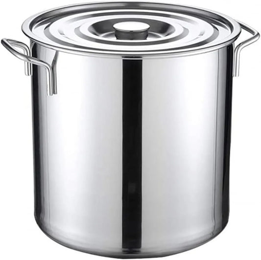Professal Inless Steel Stock Pot met Deksel x30cm met 30 x 30cm en 18L