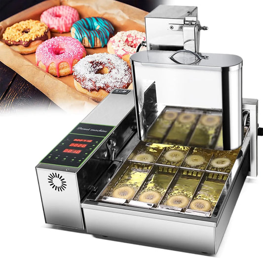 Commerciële Donut Machine, Mini 4 Rijen Donuts Maken Machine, Mini Donut Maker