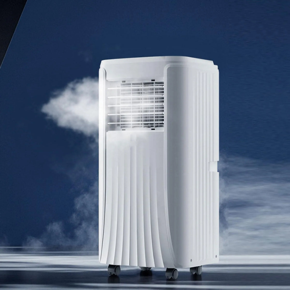 Mobiele airconditioner en Ventilator, Draagbare airconditionerkoeler met afstandsbediening, geluidsarm AC-apparaat met ventilator, kantoor, camping