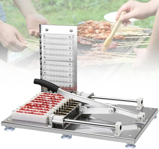 Barbecue, Handmatige Vleesschaap-kebab-spiesmachine, Normale Commerciële Vleessnaarmachine