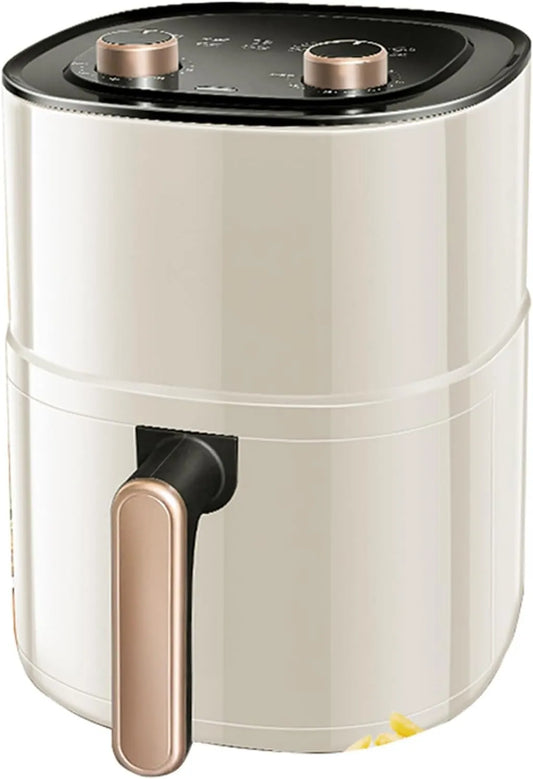 Airfryer met 8,5L, 220V, regelbare thermostaat, wit en groen