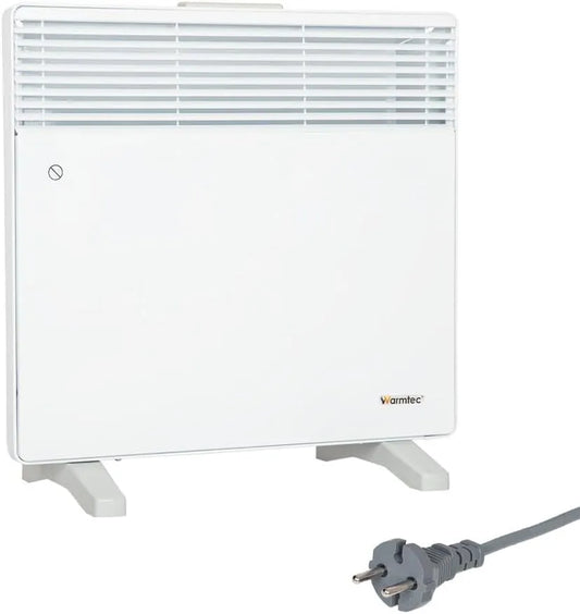 WARMTEC EWX wandconvector 1000 W met 490 x 450 x 80 mm, 230 V, 50 Hz, 1 kW, 6 °C en 30 °C