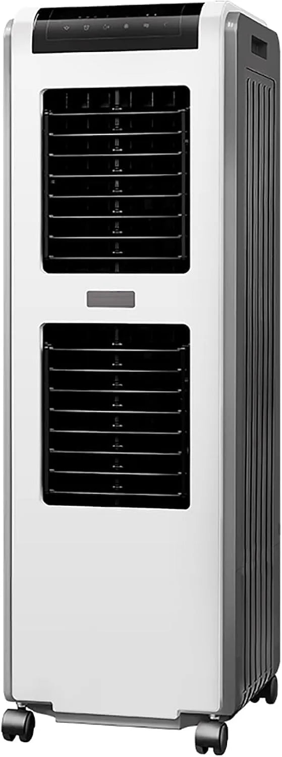 Ventilator, 4 wielen, 30 liter watertank, mobiele 3-in-1 airconditioning