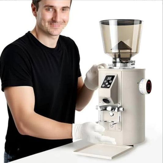 Haakse slijper, 350 W, LED-display, 64mm, Commerciële koffiemolen