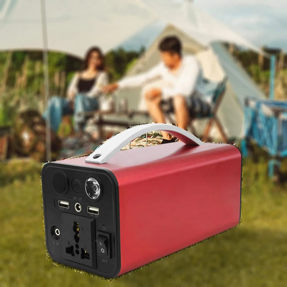 Draagbaar powerstation, 180 W, 68000Mah, sterke compatibiliteit, duurzame voeding. 3. High-definition LCD digitaal display