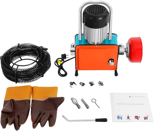 1000 W, reiniger, model IP44, met 11 m spiraal, 400 omw/min, beschermingsklasse IP44, geschikt voor buizen van 20-110 mm, 1000 W