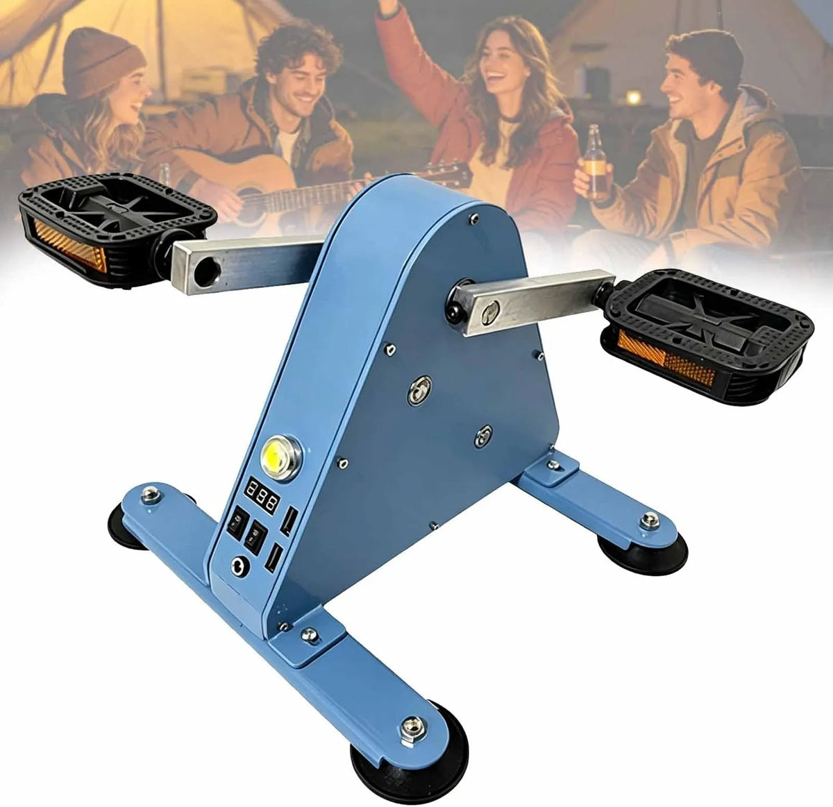 Trapstroomgenerator met 100 W, 1-35V, USB en geluidsarme werking