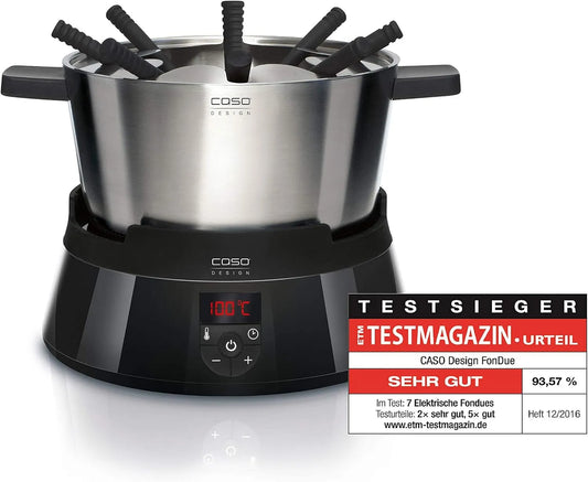 Caso FonDue 8 personen met RVS en timer