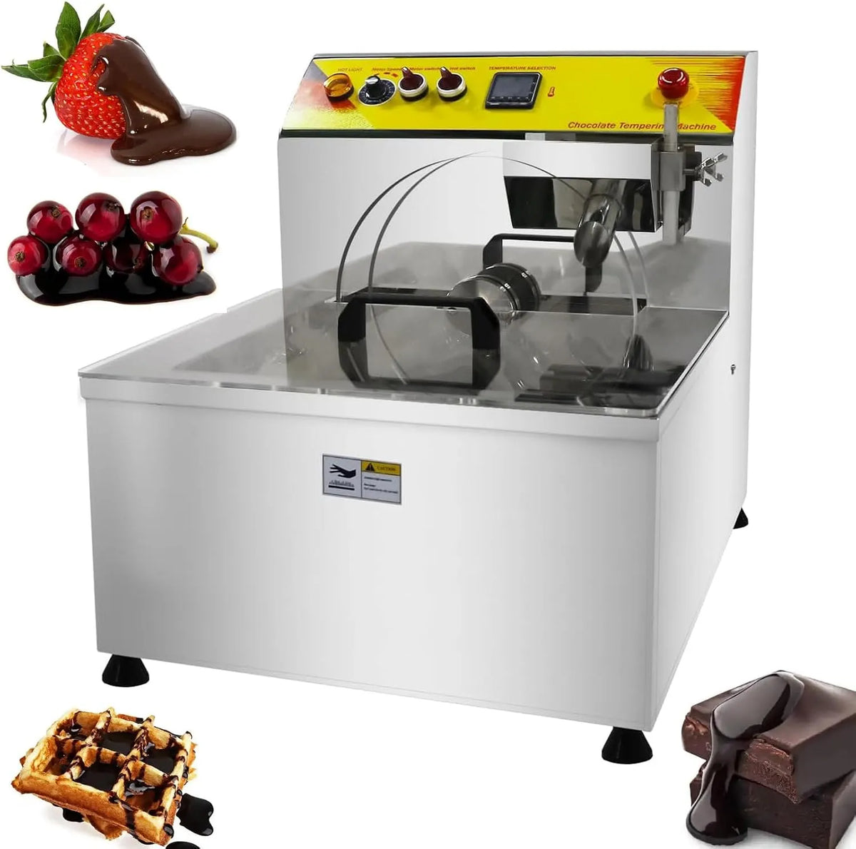 En Tempering Machine, 12,4L, 1200 W Smelt- en Tempering Machine, 8kg Capaciteit
