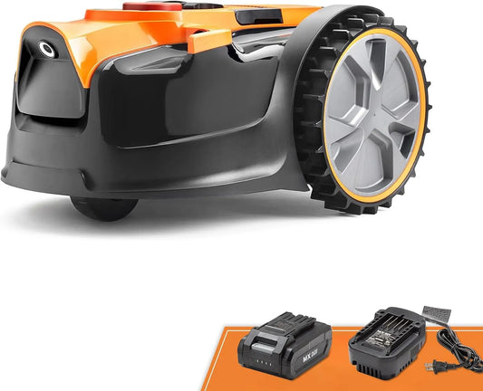 80 m2, 80 m2, grasmaaier, robot met 2 Ah accu, Lawnmaster OcuMow Robotmaaier