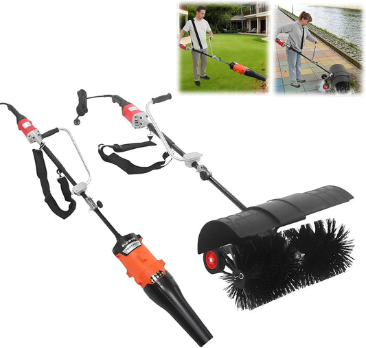 Sneeuwblazer met 2 x 55 cm, 1600 W, 2-in-1, 54 cm en aluminium