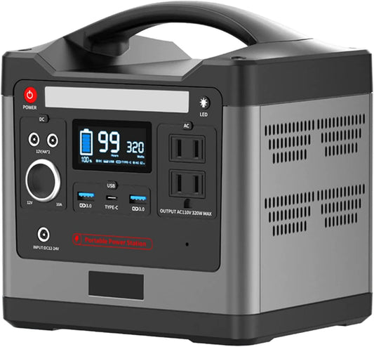 Draagbaar powerstation, 96000 mAh, 12.8 v, 307Wh, hogedrukstoom, onderspanning