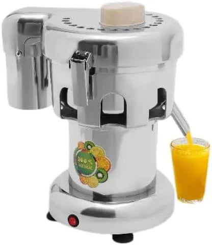 Sapcentrifuge voor groenten en fruit met 370 W, 8,5 cm, geluidsarme werking en RVS