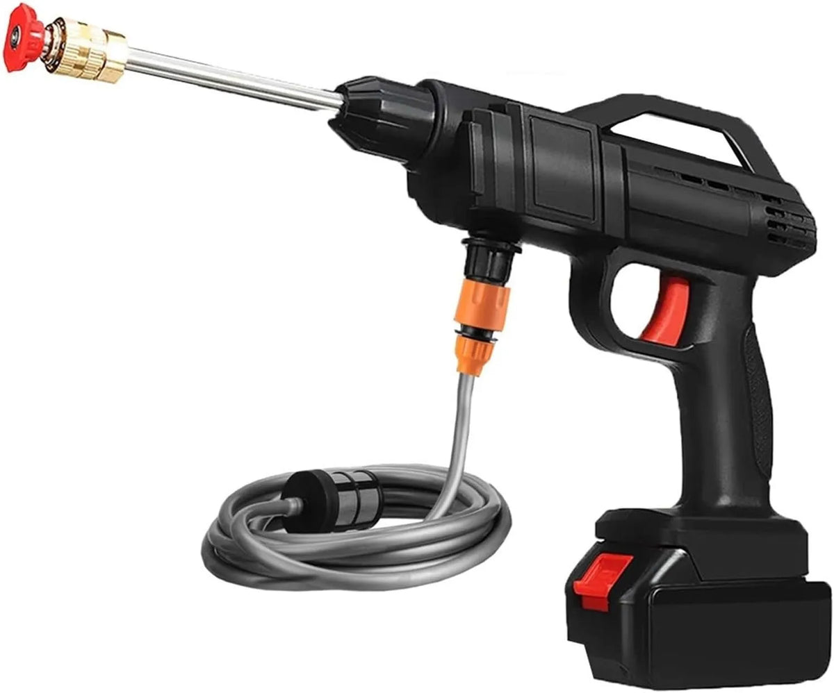 Hogedrukreiniger, 1500 W Draadloze Hogedrukreiniger Wasmachine Spray Waterpistool, Wasstraat Druk Water Reinigingsmachine voor 18V, Batterij Krachtige