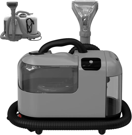 Stoomreiniger met 1200 W, 13000Pa, 220V, 60°C, 70°C, 1800 ml, waterreservoir en voor tapijt, harde vloeren en dierenharen