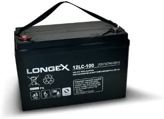 Q-Batteries 12V / 107Ah loodaccu cyclitype AGM met 12V en 107Ah