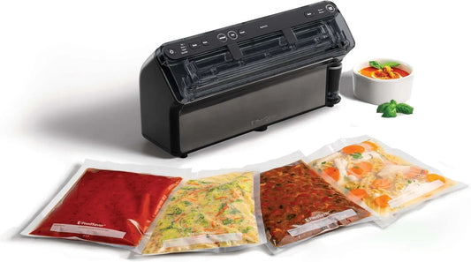 Foodsaver Elite alles-in-één vloeistofsealer met 28 cm, 0,94 l, 3,78 l en 5 modi