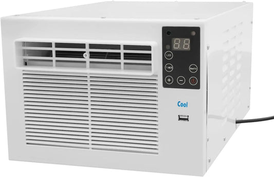 Koeler, 280 W, AC 220 V, met timerfunctie tot 12 uur, mobiele koelapparaat, ruimtebesparend ontwerp, geluidsarm, coole raamkoeler, voor slaapkamer