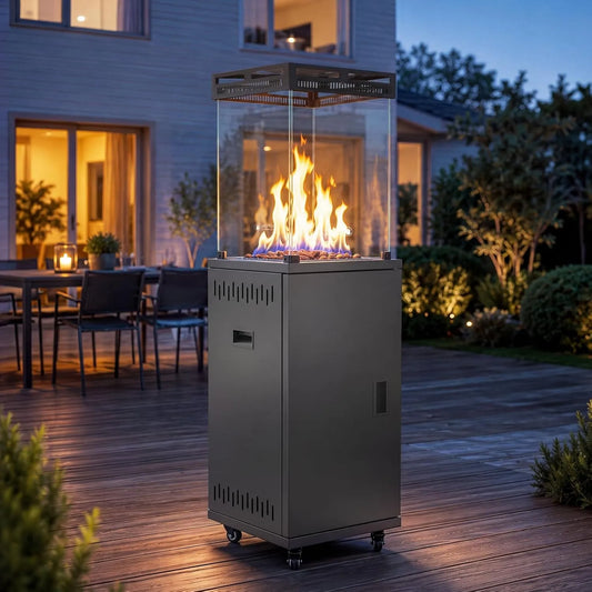 Gaskachel, 13kW, Verwarmingsstraler terras