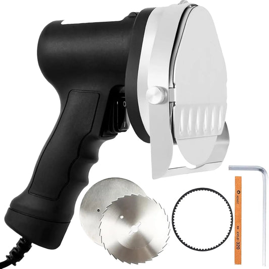 Barbecue, 2800 RPM, 80 W elektrisch Turks Kebab-mes met optionele messen, Elektrische Kebab-snijmachine