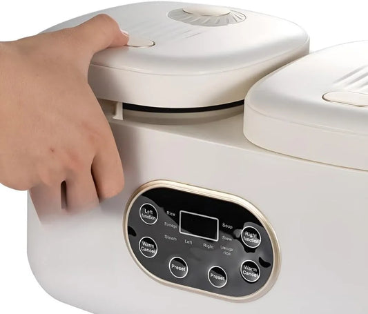 Slimme rijstkoker 2L, pot voor gezond thuis koken, RVS, Til uw thuiskoken naar een hoger niveau