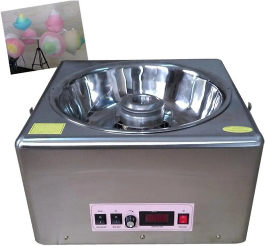 Machine, Marshmallow-machine 500-1000 W verstelbaar, RVS, 50 x 50 x 30cm