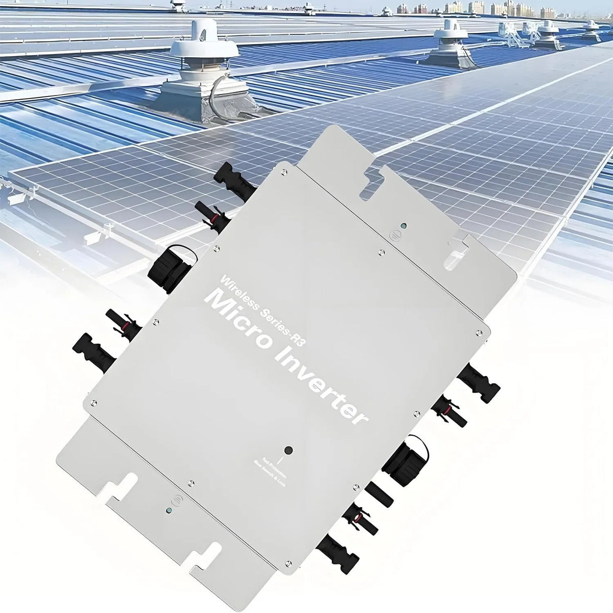 Spanningsomvormer, Wifi, 1200 W 1400 W 1600 W Solar Omvormer Netgekoppeld MPPT Micro Omvormer