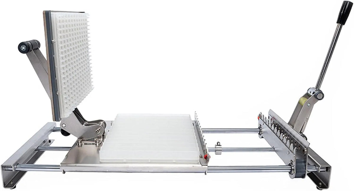 Barbecue, RVS BBQ Spiesjes Maker, Verstelbaar Ontwerp voor Alle Bamboe/Metalen Spiesjes