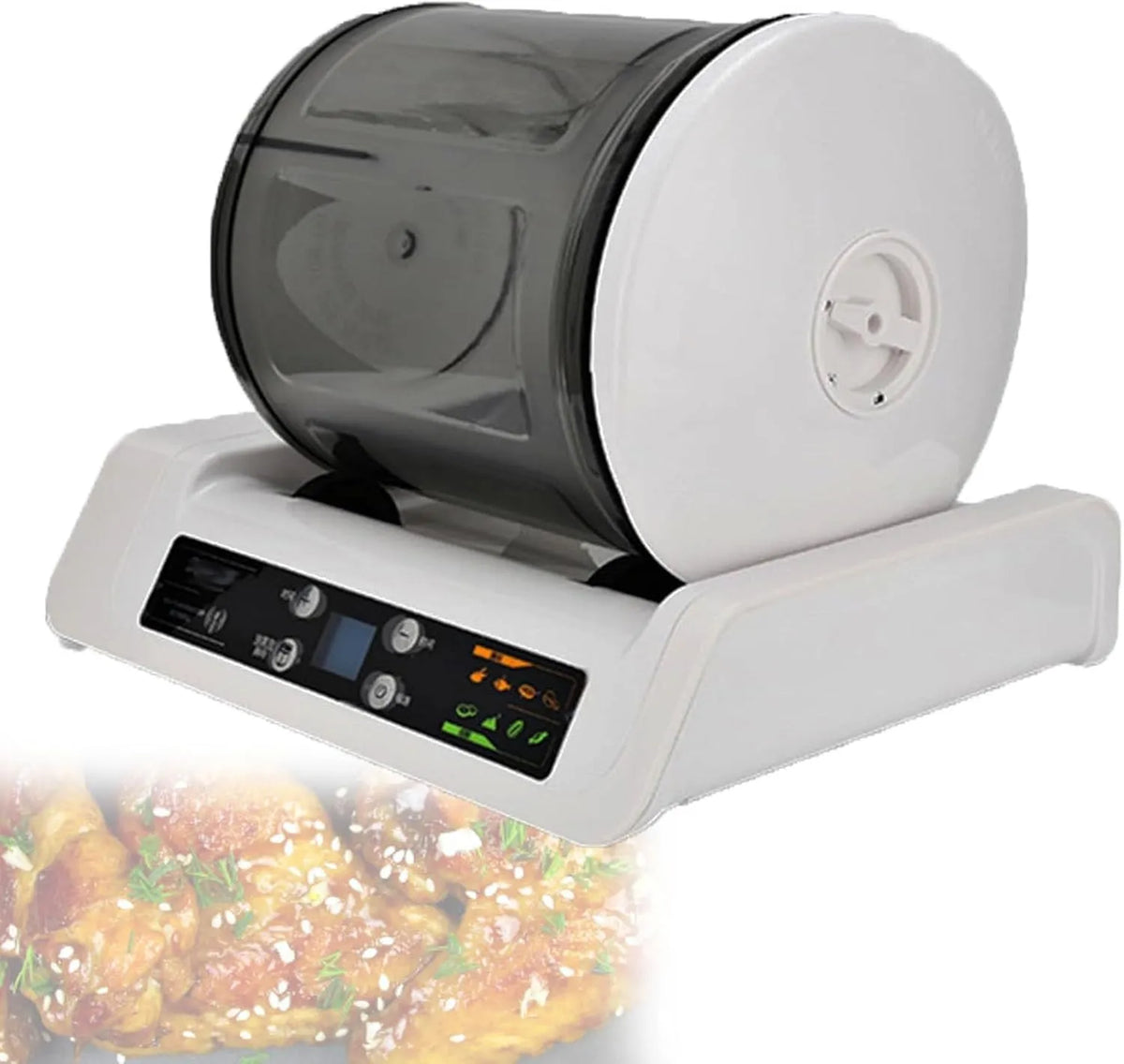 Machine met timer, 33 x 24 x 25 cm, 4 W, 5L, 45 kPa, digitaal display en transparant