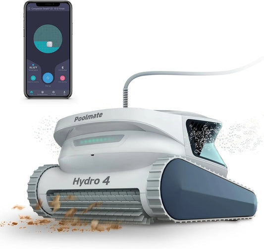 Zwembadreiniger, Smart WiFi en Blutooth app-bediening, 50 'snoer, robotzwembadreiniger, vloer, muur