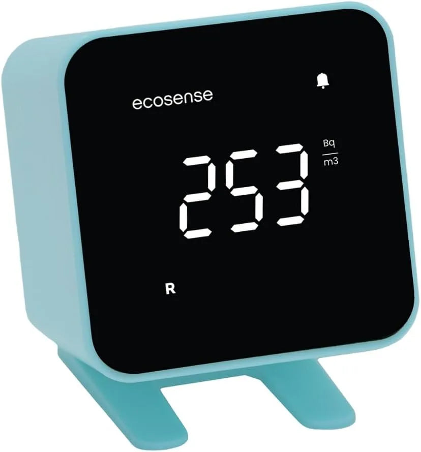Radonmeter EB100 met 10 Minuten en digitaal display, Vangt & Toont Resultaten Elke 10 Minuten