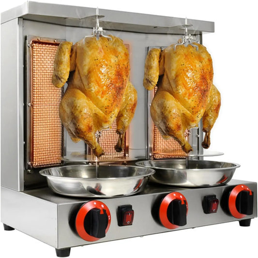Inbouwoven, Tafelblad Verticale Roterende Oven, Automatische Roterende Spiesen Machine, Gas Grill Machine, Voor Commerciële Thuiskeuken