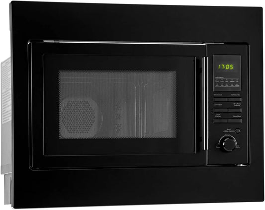 Magnetron, Bomann Inbouwmagnetron, 900 W Magnetron, 1100 W Grill, 2500 W Convectie, 25 liter Inbouwmagnetron, MWG 2216 H EB Zwart, Inclusief